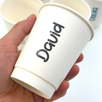 Birthday Party Cups With Names 12oz Recyclable, 2 of 8