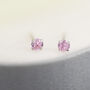Sterling Silver October Birthstone Earrings, thumbnail 11 of 12