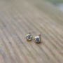 18ct Yellow Gold Diamond Earrings, thumbnail 3 of 4