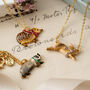 Cosy Hedgehog Charm Necklace, thumbnail 3 of 9