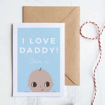 Personalised Daddy's First Valentine's Day Card, 2 of 4