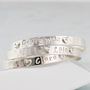 Sterling Silver Personalised Boys Christening Bangle, thumbnail 1 of 9