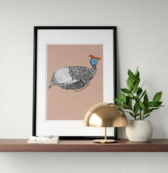 Guineafowl Print On Pink, 4 of 5