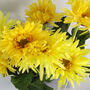 Artificial Potted Daisy Flowering Plant Yellow, thumbnail 2 of 6