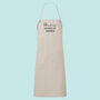 Personalised Maker Of Neck Tie Apron, thumbnail 4 of 9