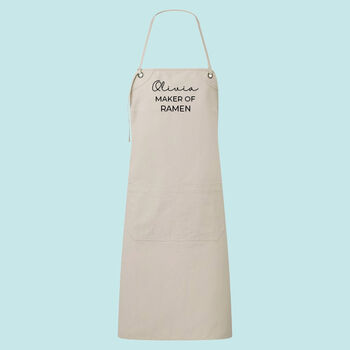 Personalised Maker Of Neck Tie Apron, 4 of 9
