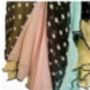 Silk Monochrome Large Scarf, thumbnail 2 of 2