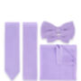 100% Polyester Diamond End Knitted Tie Pastel Purple, thumbnail 2 of 6
