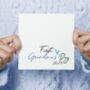 First Grandmothers Day Personalised Blue Card, thumbnail 1 of 3