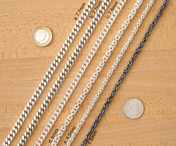 Heavy Silver Chain Necklace For Men, 4 of 4