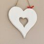 Extra Large Hand Painted Hanging Heart, thumbnail 3 of 4