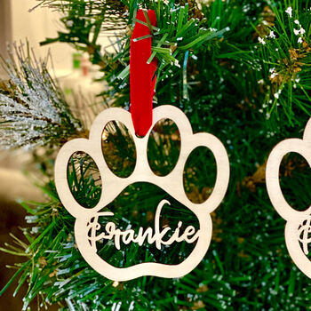 Personalised Pet Bauble For Your Cat Or Dog, 3 of 6