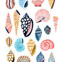 Sea Shells Art Print, thumbnail 5 of 5