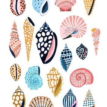 Sea Shells Art Print, 5 of 5