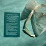 Round Emerald Reef Silver Plated Bangle, thumbnail 7 of 8