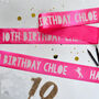 Kid's Birthday 48mm Personalised Printed Ribbon, thumbnail 1 of 9