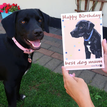 Personalised 'Rosie' Dog Birthday Card, 6 of 9