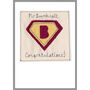 Personalised Superhero Thank You Card For Him, thumbnail 9 of 12