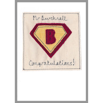 Personalised Superhero Thank You Card For Him, 9 of 12