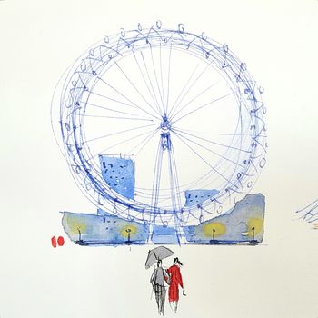 London Skyline Limited Edition Giclee Print, 5 of 7