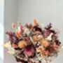 Protea Leucadendron Dried Flower Bouquet With Ruscus, thumbnail 3 of 5