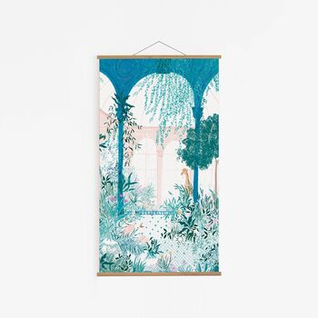 Glasshouse Wall Hanging, Hand Painted Design, 4 of 5