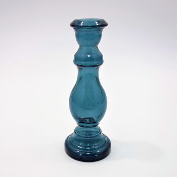 Recycled Glass Candle Stick Seven Colours, 3 of 6
