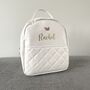 Personalised Childrens White Butterfly Small Backpack, thumbnail 1 of 7