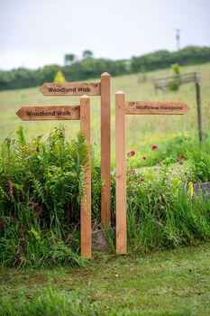 Engraved House Name Driveway Post, 4 of 12