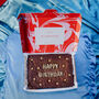 Happy Birthday Message Letterbox Brownie, thumbnail 2 of 3