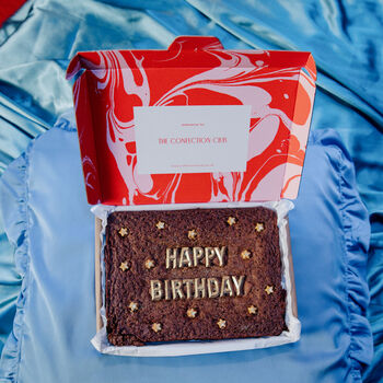 Happy Birthday Message Letterbox Brownie, 2 of 3
