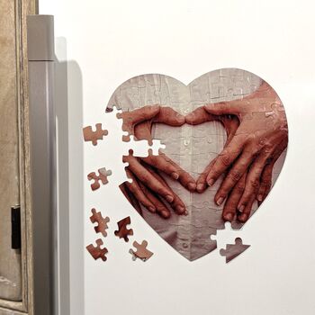 Personalised Any Photo Heart Shaped Jigsaw Puzzle, 3 of 4