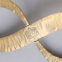 19th Anniversary Bronze Infinity Symbol. Hand Forged Bronze Keepsake, thumbnail 6 of 9