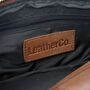 Walnut Leather Wash Bag, thumbnail 2 of 5