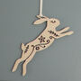 Easter Bunny Wooden Decorations, Set Of Three, thumbnail 3 of 3