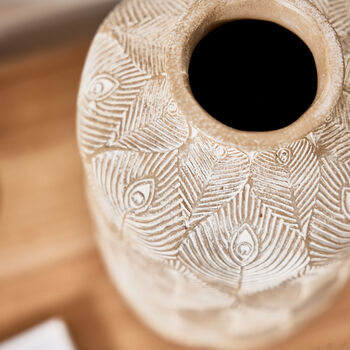 Ancroft Carved Terracotta Vase, 5 of 7