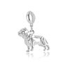 Pitbull Charm Sterling Silver, thumbnail 4 of 10
