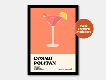 Cosmopolitan Cocktail Print, 4 of 7