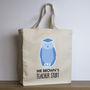 Personalised Teacher Tote Bag, Owl Design, thumbnail 3 of 3