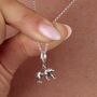 Tiger Charm Necklace, Sterling Silver Or Gold Plated, thumbnail 1 of 11