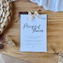 Personalised Engagement Party Invites Calligraphy Names, thumbnail 1 of 4