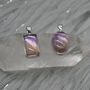 Ametrine Pendant: Sterling Silver, Purple Gemstone, thumbnail 4 of 6