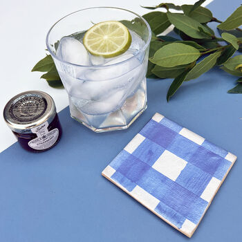 Square Ceramic Picnic Styled Coasters, 5 of 7