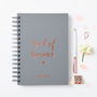 Personalised Script Maid Of Honour Notebook, thumbnail 2 of 10
