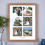 Personalised Six Photos Wedding Print, thumbnail 1 of 7