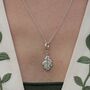 Oak Leaf Charm Necklace, Sterling Silver, thumbnail 1 of 9