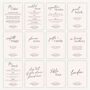Wedding Menu Sign Sturdy A4 Modern Calligraphy, thumbnail 3 of 5