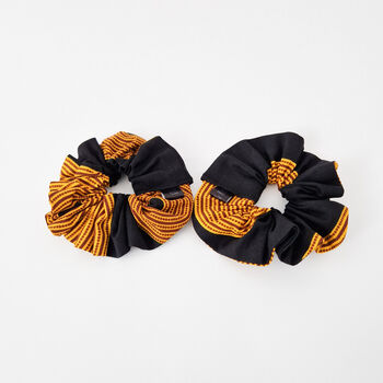 Two African Print Scrunchies | Tunde Print, 2 of 5