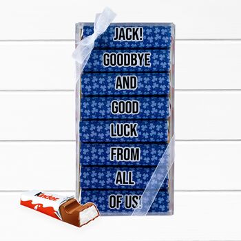 Good Luck Exams Gcse Personalised Chocolate Gift, 6 of 11