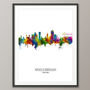 Middlesbrough Skyline Portrait Print And Box Canvas, thumbnail 3 of 5